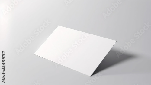 Personal card blank mockup