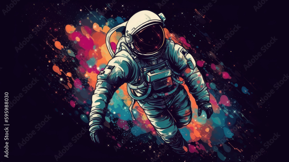 astronaut in space