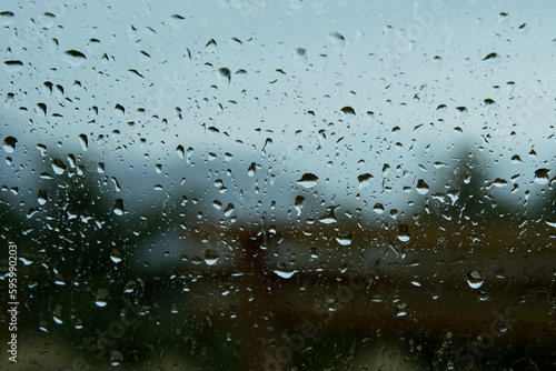 rain drops on window