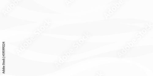 Abstract grey and white background with smooth wave lines. vector illustration