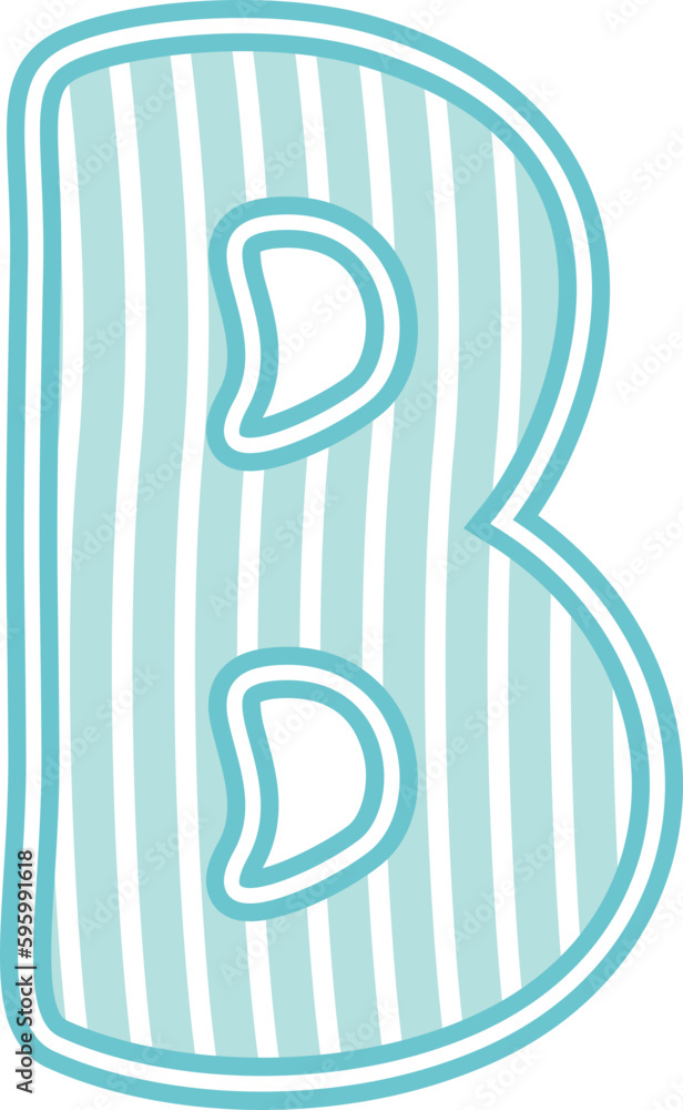 Obraz premium Letter B