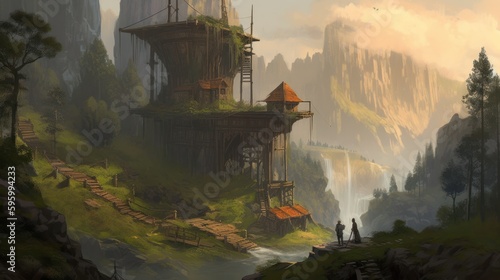 RPG Journey Game Art Wallpaper Background