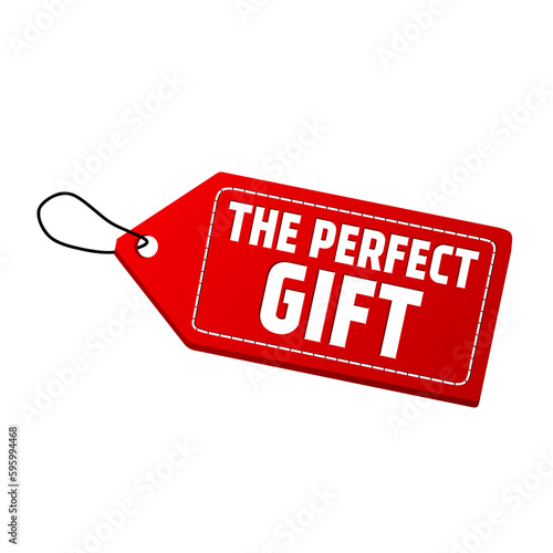 The perfect gift label or price tag. Flat Vector illustration.