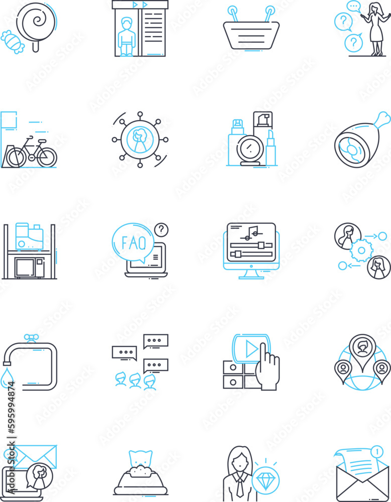 Virtual marketing linear icons set. Online, Digital, Strategy, Branding, Advertising, SEO, Social media line vector and concept signs. Content,Analytics,Campaigns outline illustrations Virtual marketing linear icons set. Online, Digital, Strategy, Branding, Advertising, SEO, Social media line vector and concept signs. Content,Analytics,Campaigns outline illustrations