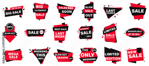 Promotion sale poster banner collection. Sale, discount, best price, special offer
