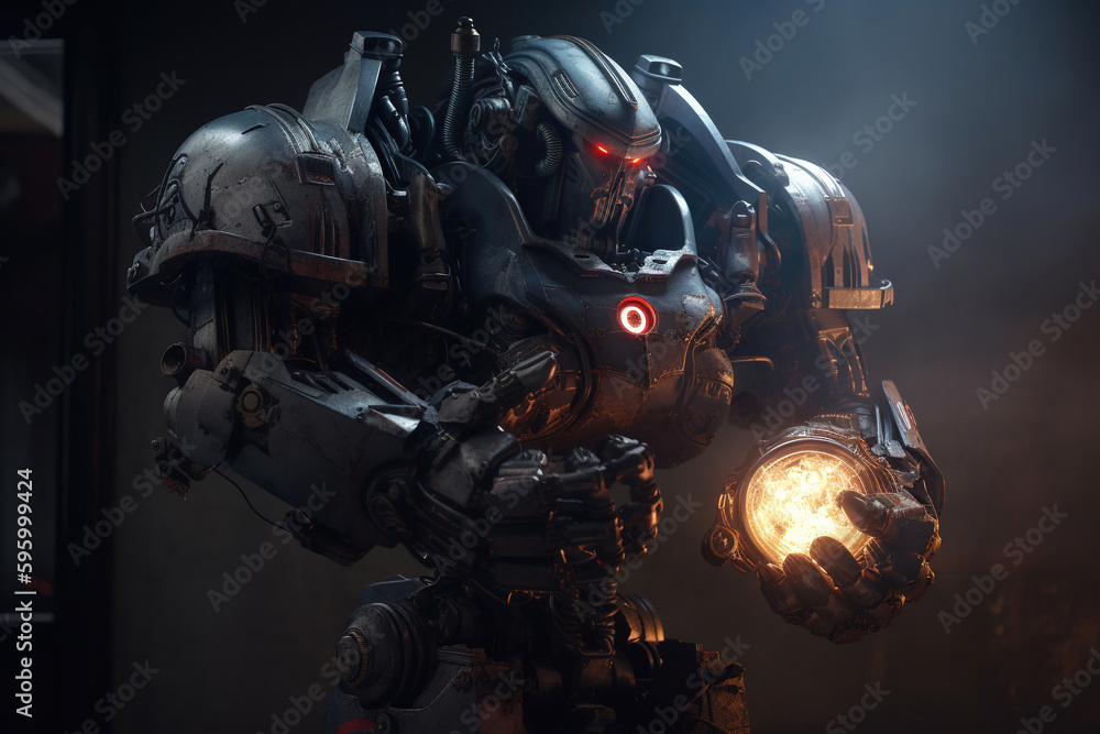 Robot in the Dark,Generative Ai Robot in the Dark,Generative Ai