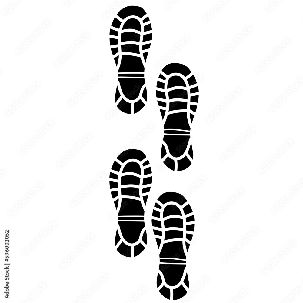 footprints Silhouette
