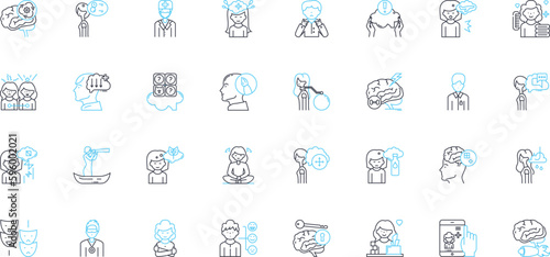 Gratitude and appreciation linear icons set. Tthankful, Appreciative, Thanksgiving, Contentment, Gratefulness, Acknowledgement, Graciousness line vector and concept signs. Thanks,Thankfulness,Blessing