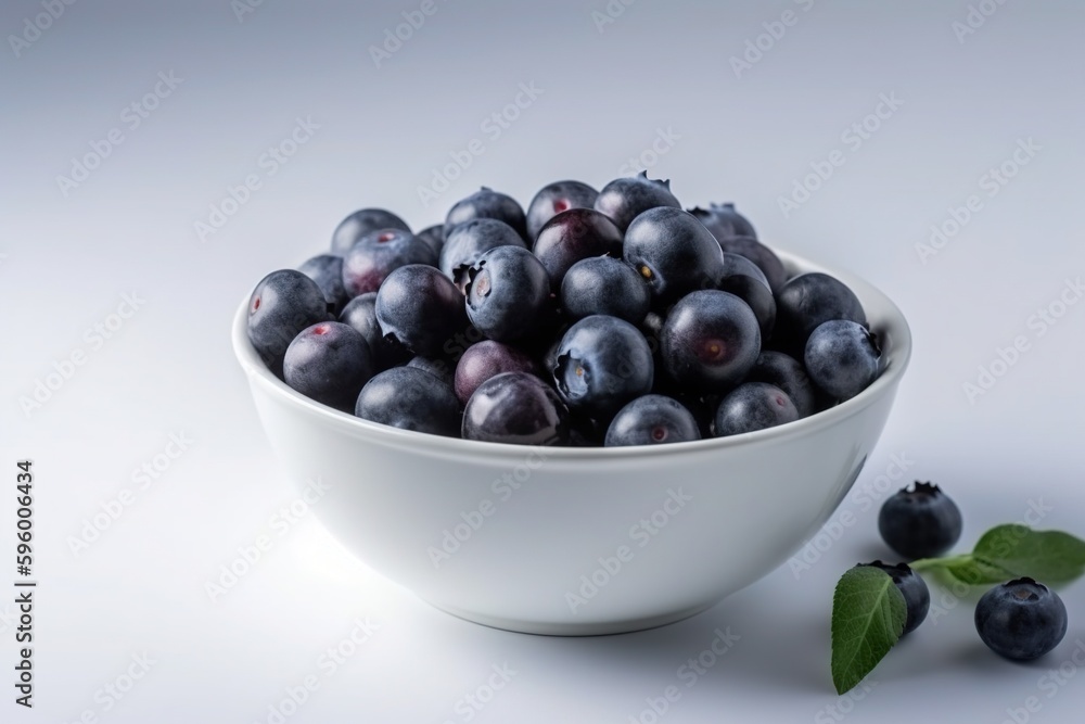 Blueberry in white bowl. Ingredients for juice, salad, dishes. Blueberry in white bowl. Ingredients for juice, salad, dishes.