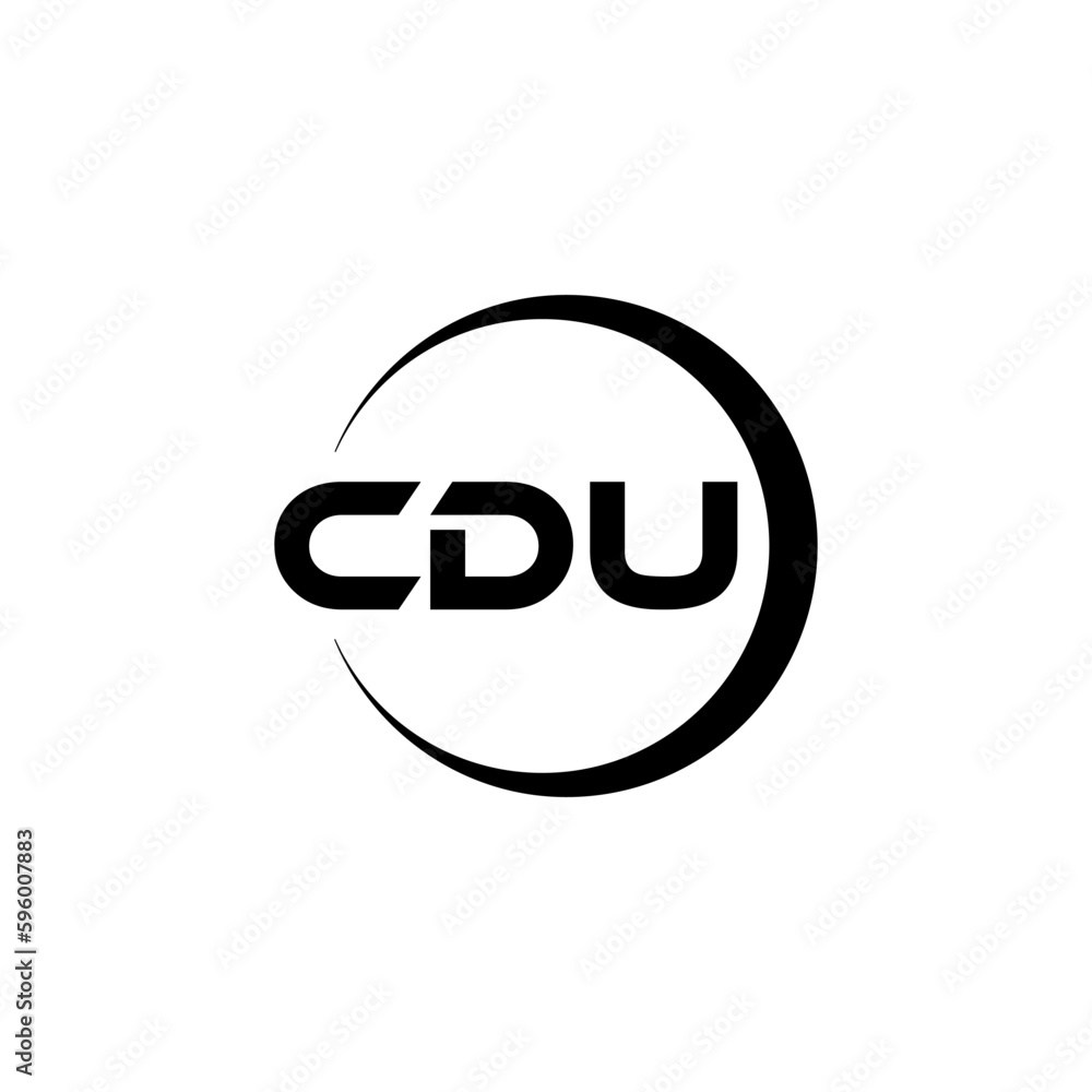 CDU letter logo design with white background in illustrator, cube logo, vector logo, modern alphabet font overlap style. calligraphy designs for logo, Poster, Invitation, etc. CDU letter logo design with white background in illustrator, cube logo, vector logo, modern alphabet font overlap style. calligraphy designs for logo, Poster, Invitation, etc.