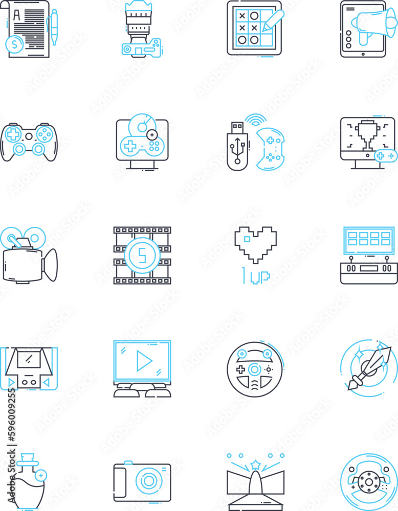 Film production linear icons set. Cinematography, Screenplay, Editing, Lighting, Sound, Directing, Casting line vector and concept signs. Script,Animation,Storyboarding outline illustrations Film production linear icons set. Cinematography, Screenplay, Editing, Lighting, Sound, Directing, Casting line vector and concept signs. Script,Animation,Storyboarding outline illustrations