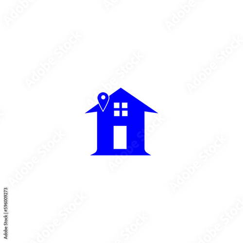 concept.house icon on white.real estate logo.a set of residential building icons.House Icon Set. Home vector illustration symbol.a set of residential building icons.home house icon vector set, various