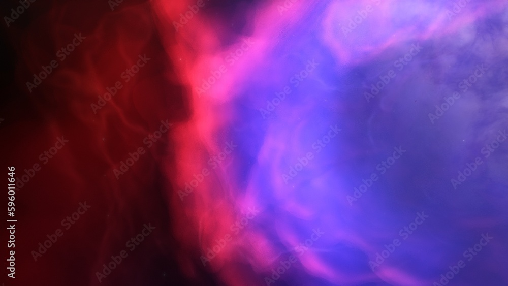 Obraz premium Space background with realistic nebula and shining stars. Colorful cosmos with stardust and milky way. Magic color galaxy. Infinite universe and starry night. 3d render 