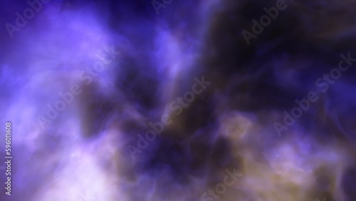Space background with realistic nebula and shining stars. Colorful cosmos with stardust and milky way. Magic color galaxy. Infinite universe and starry night. 3d render  © ANDREI
