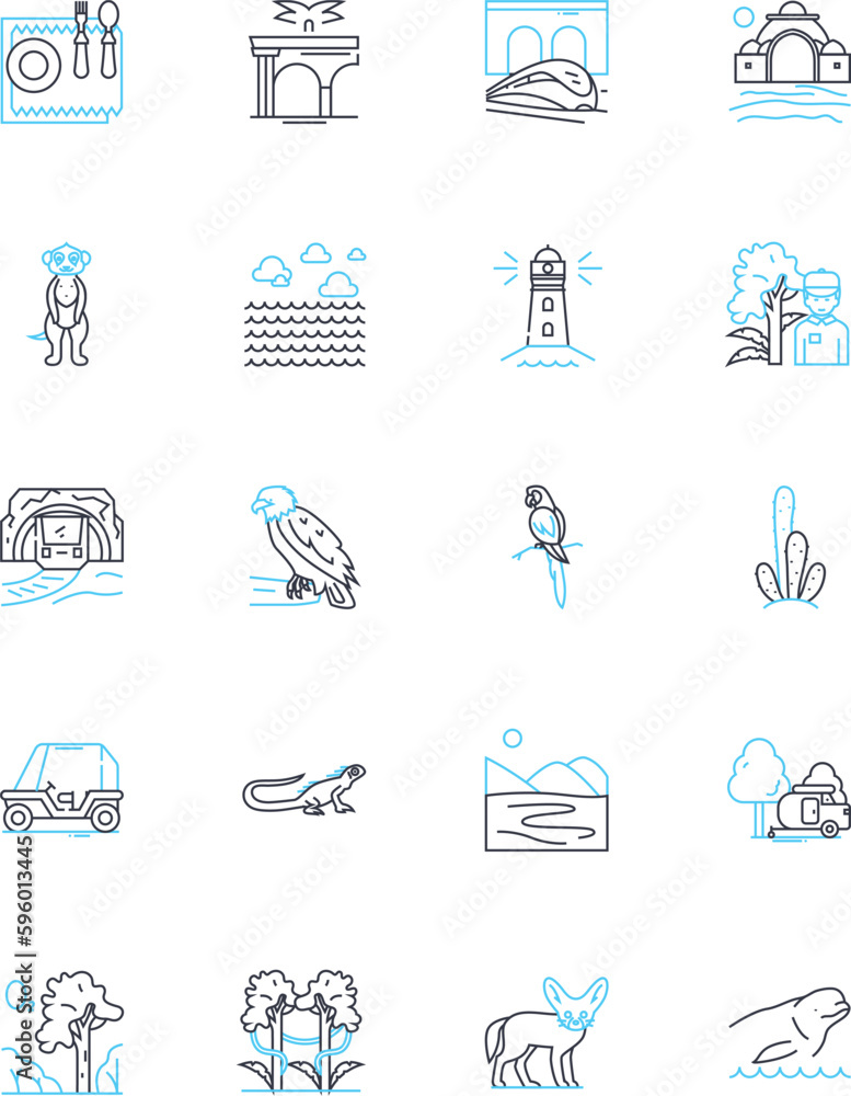 Wellness getaway linear icons set. Retreat, Serenity, Restoration, Relaxation, Mindfulness, Rejuvenation, Harmony line vector and concept signs. Balance,Healing,Renewal outline illustrations Wellness getaway linear icons set. Retreat, Serenity, Restoration, Relaxation, Mindfulness, Rejuvenation, Harmony line vector and concept signs. Balance,Healing,Renewal outline illustrations
