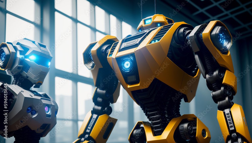 A smart robot of the future with a unique structure Genarative AI A smart robot of the future with a unique structure Genarative AI