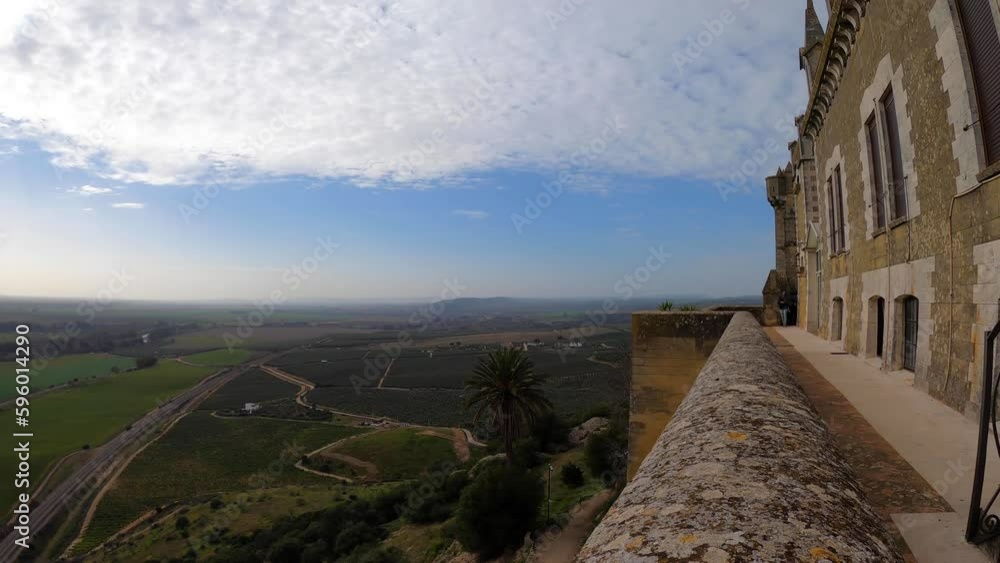 Almodovar castle (Castillo de Almodóvar del Río), a castle of Muslim origin in Almodovar del Rio, Spain on February 12, 2023 Almodovar castle (Castillo de Almodóvar del Río), a castle of Muslim origin in Almodovar del Rio, Spain on February 12, 2023