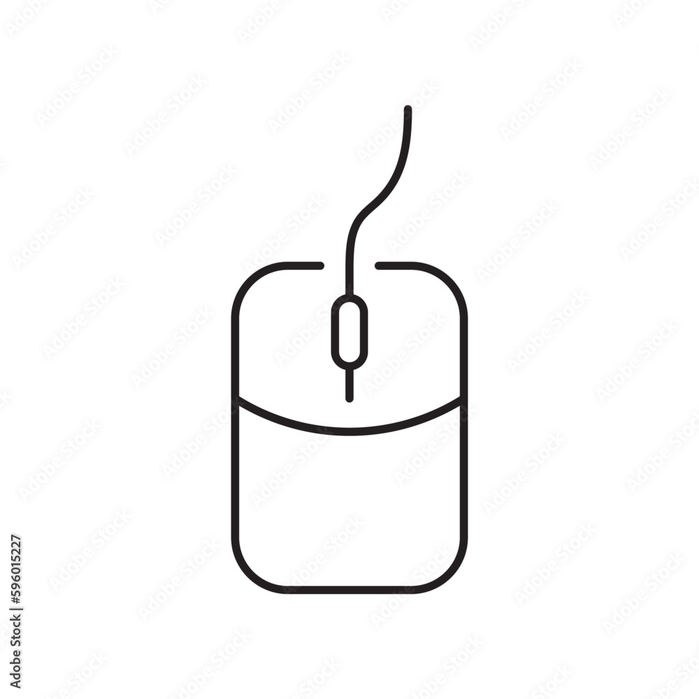 PC mouse vector icon. Mouse flat sign design. Computer mouse symbol pictogram. UX UI icon PC mouse vector icon. Mouse flat sign design. Computer mouse symbol pictogram. UX UI icon