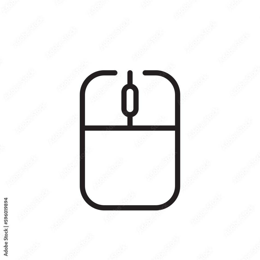 PC mouse vector icon. Mouse flat sign design. Computer mouse symbol pictogram. UX UI icon PC mouse vector icon. Mouse flat sign design. Computer mouse symbol pictogram. UX UI icon