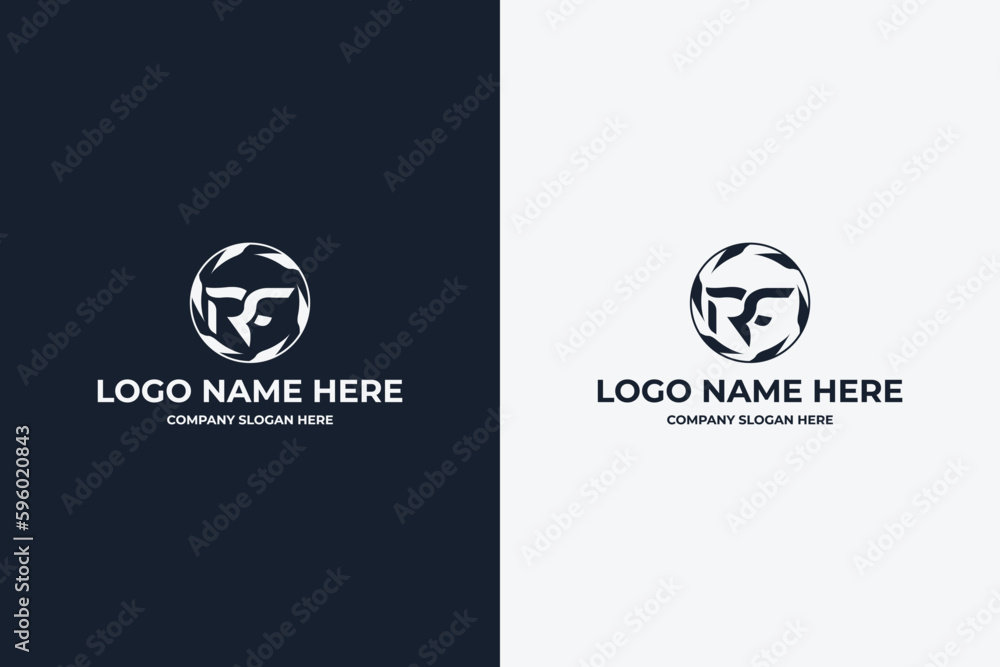 RS vector logo design with RS word, social logo banner, company rs logo ...