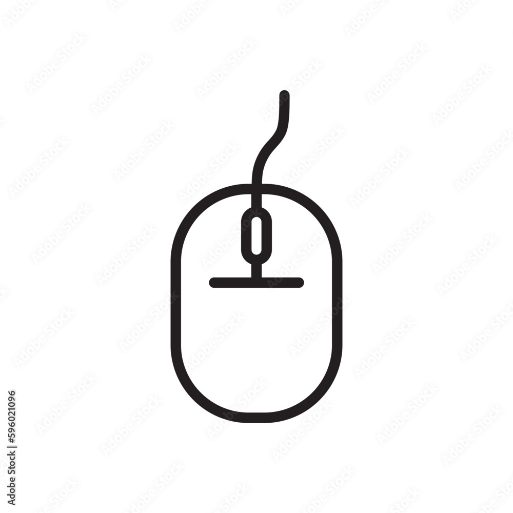 PC mouse vector icon. Mouse flat sign design. Computer mouse symbol pictogram. UX UI icon PC mouse vector icon. Mouse flat sign design. Computer mouse symbol pictogram. UX UI icon