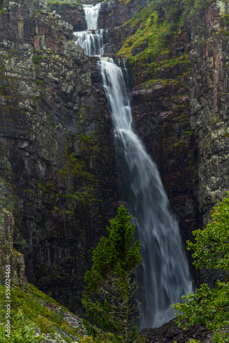 Njupeskär Schwedens höchster Wasserfall