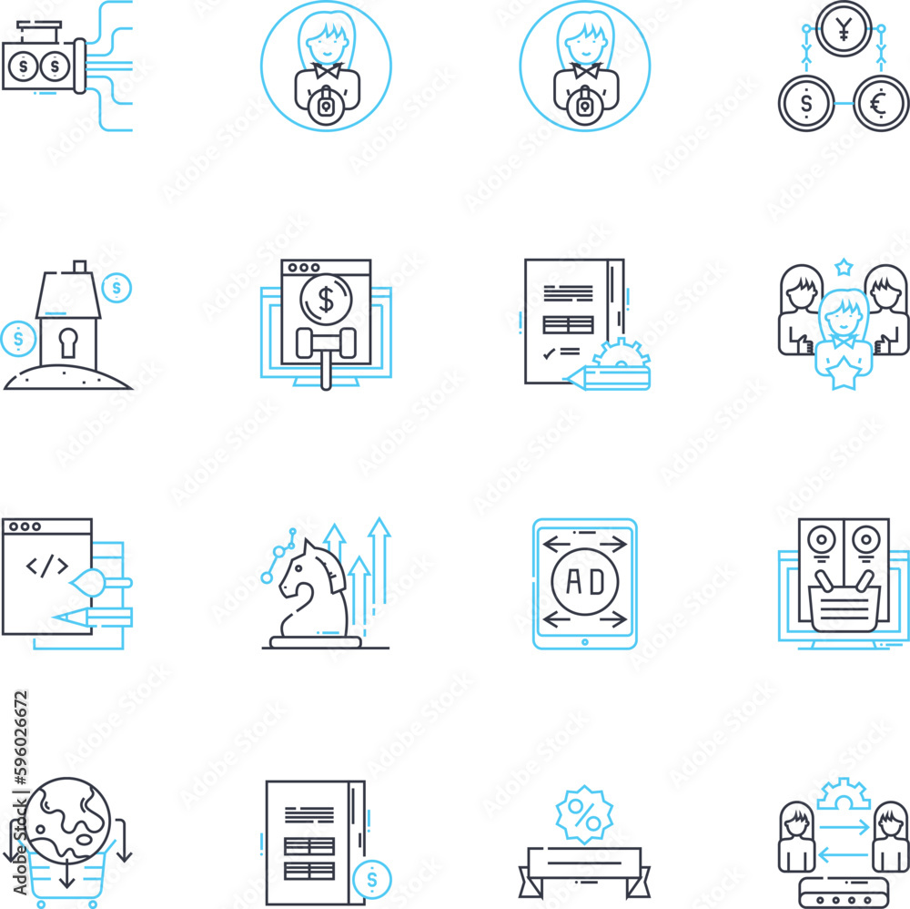Bargain Hunter linear icons set. Thrifty, Deal-seeker, Coupr, Discount-hunter, Price-savvy, Budget-conscious, Frugal line vector and concept signs. Sale-finder,Clearance-queen,Mark-down-maven outline Bargain Hunter linear icons set. Thrifty, Deal-seeker, Coupr, Discount-hunter, Price-savvy, Budget-conscious, Frugal line vector and concept signs. Sale-finder,Clearance-queen,Mark-down-maven outline