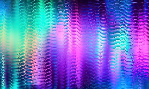 Hologram background  Iridescent foil effect texture  Holography pattern  Pearlescent gradient  generative AI
