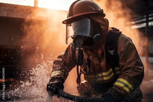 Valentía en llamas: la vida de un bombero en imágenes