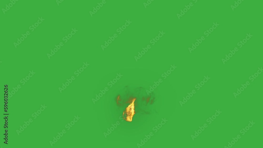 Green screen chroma key animation video real fire element on green screen background Green screen chroma key animation video real fire element on green screen background
