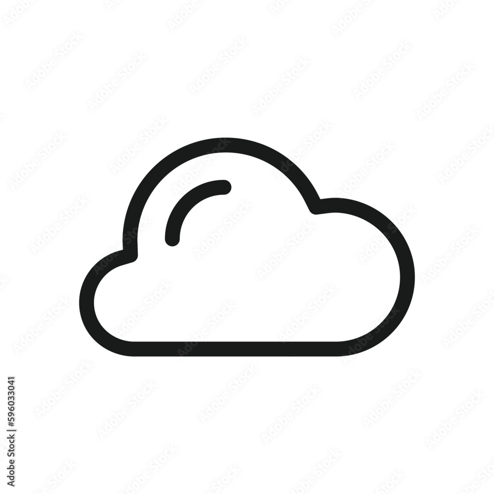 Climate vector icon. Cloud flat sign design. Meteorology weather icon. Cloud symbol pictogram. UX UI icon Climate vector icon. Cloud flat sign design. Meteorology weather icon. Cloud symbol pictogram. UX UI icon