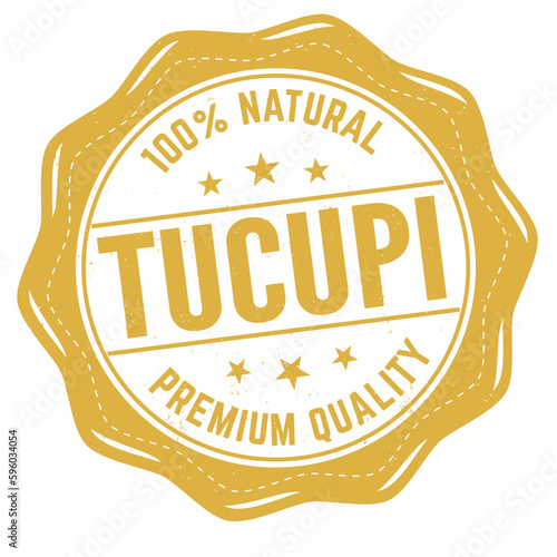 Tucupi grunge rubber stamp