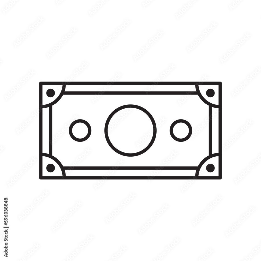 Money vector icon. Cash icon. Cash flat sign design. Money symbol. Cash outline icon. Dollar pictogram. UX UI icon Money vector icon. Cash icon. Cash flat sign design. Money symbol. Cash outline icon. Dollar pictogram. UX UI icon