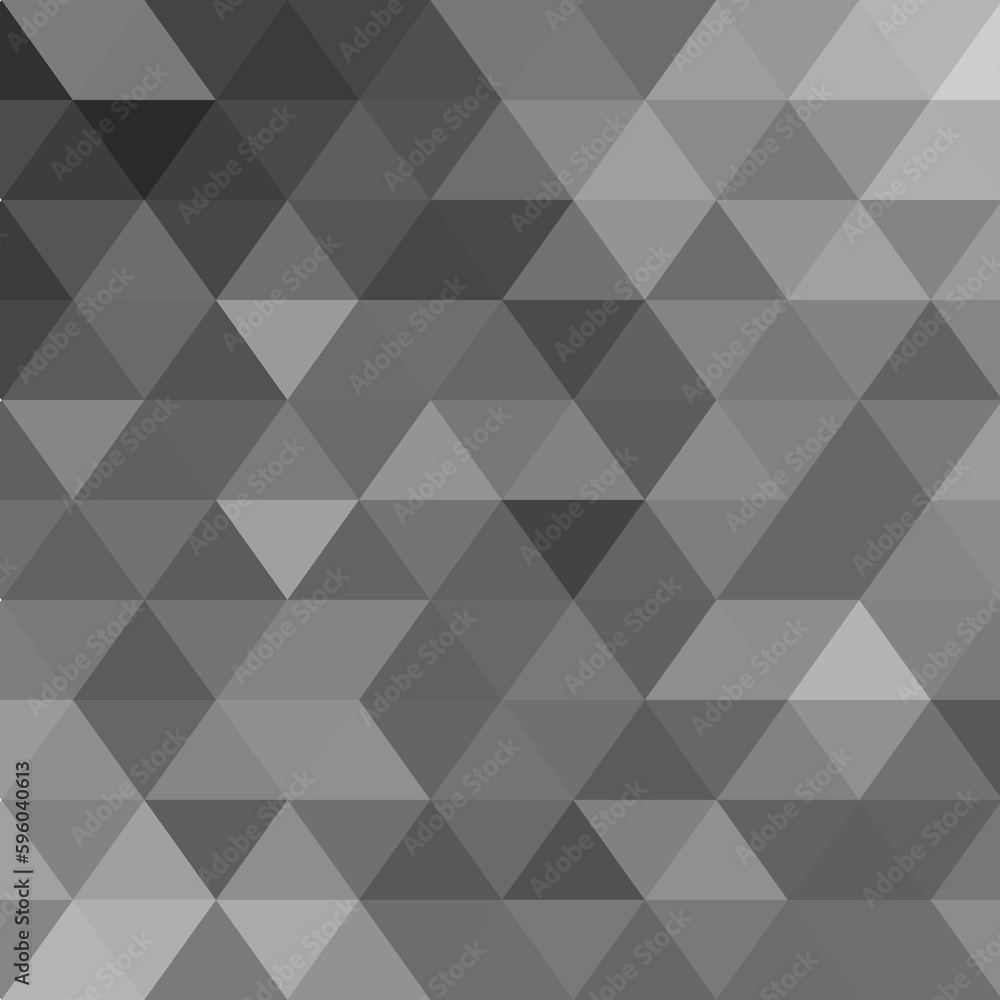 Fototapeta premium Gray triangular background. Modern design element. polygonal style. eps 10