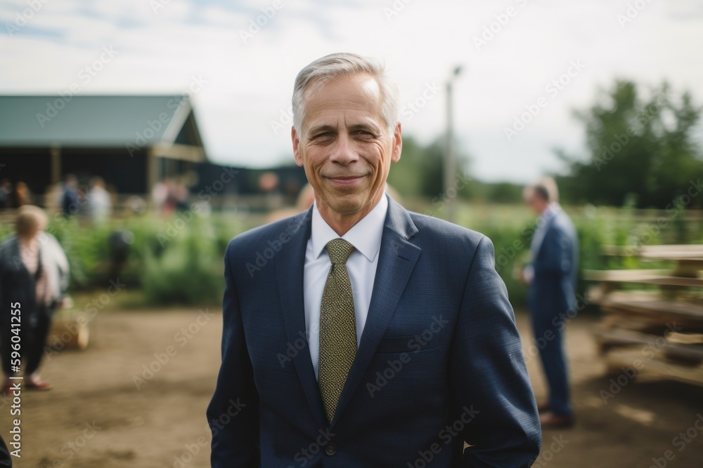 Portrait of a handsome mature man in a suit and tie. Portrait of a handsome mature man in a suit and tie.