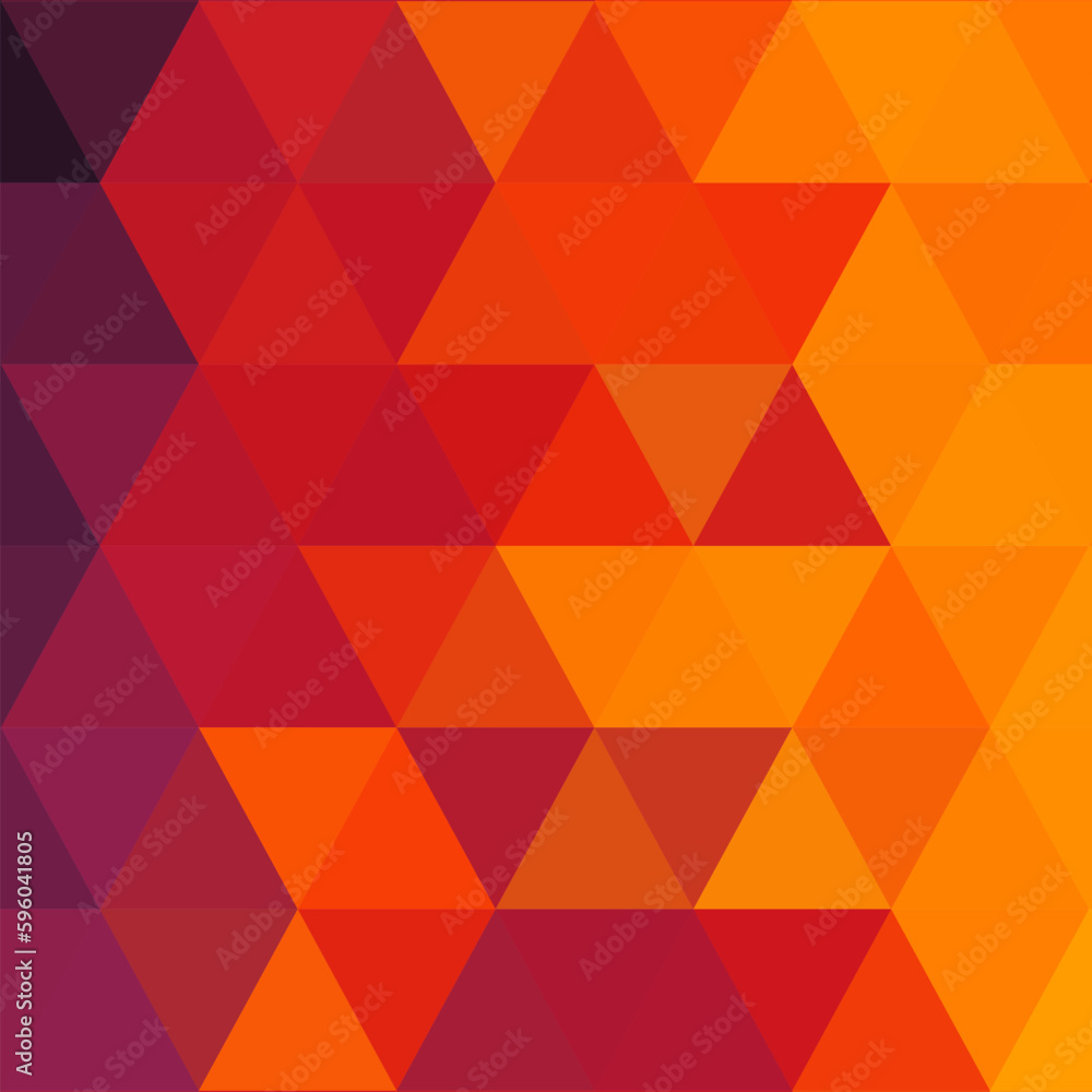 Awesome Stylish Geometric background with colorful triangles. eps 10