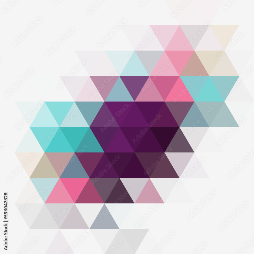 Obraz premium abstract colorful triangle pattern background. vector illustration. eps 10