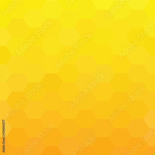 Hexagon geometric yellow white gradient color pattern background. Abstract graphic design technology and energy concept. eps 10