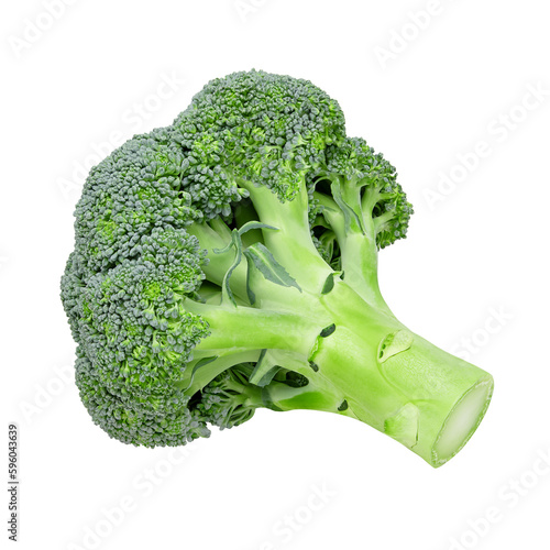 Fresh broccoli cabbage isolated on a transparent background. Stock photography	