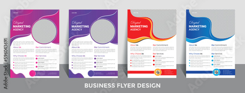 Modern, Creative, Corporate Business Flyer Design Template