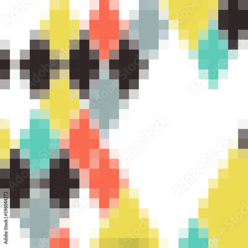 Colorful abstract pixel background. Presentation template. Layout for advertising. eps 10