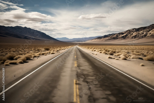 road in desert