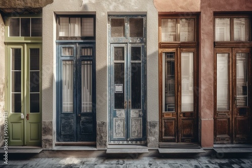 Choosing doors and windows. Generative AI © Caledonia