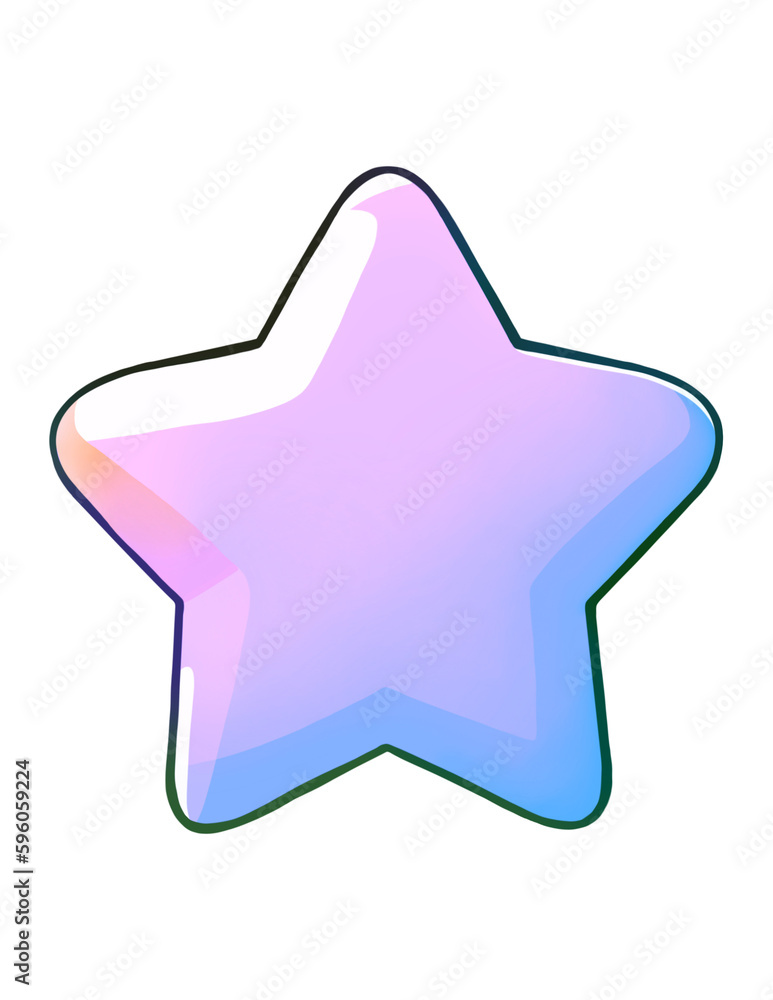Shiny and Colorful Stars Shiny and Colorful Stars