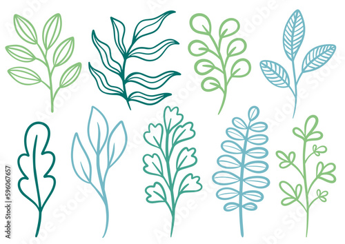 Frühling Blätter Grafiken Vektoren