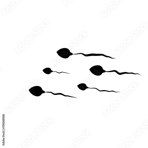 Abstract Sperm Icon 