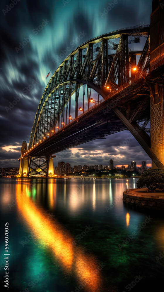 Naklejka premium Sydney. Breathtaking travel destination place. Generative AI