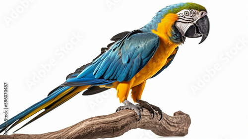 Macaw, bird of the Brazilian fauna. photo