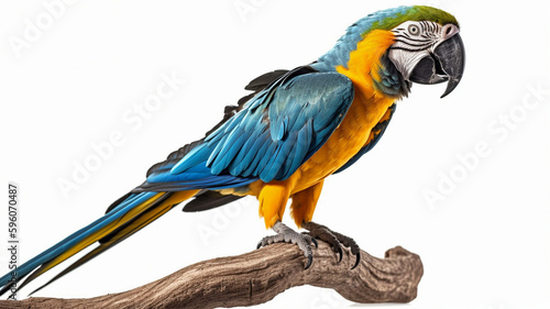 Macaw, bird of the Brazilian fauna.