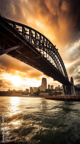 Sydney. Breathtaking travel destination place. Generative AI